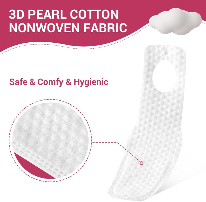 120 Counts Baby Tongue Cleaner and Oral Teeth Finger Toothbrush, Mouth and Gum Dry Wipes,For Newborn,0-24 Months Infants,Toddlers