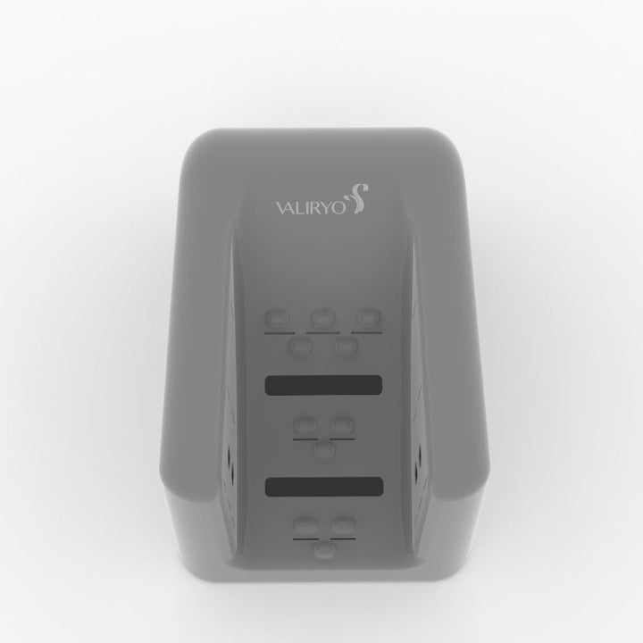 Feet Dryer - 360º Airflow Foot Dryer - Auto Sensor Activation & UV Light for Superior Hygiene - Complete Drying, Comfortable, and Safe (Dusty Grey Gloss)