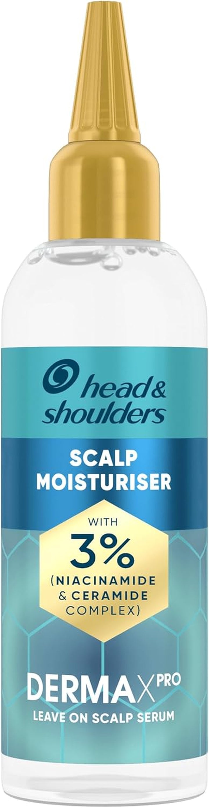 Dermaxpro Instant Moisturiser Scalp Serum 145Ml with Niacinamide and Ceramide Complex for a Dry, Tight Scalp. Leave-In Serum with Lightweight Feel, Helps to Boost Scalp Moisture