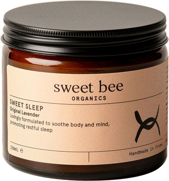 Sweet Bee Magnesium Butter - Soothing Magnesium for Sleep & Relaxation with Shea Butter - Moisturizing Magnesium Balm for Muscle Recovery - Nourishing Magnesium Cream for Sleep - Lavender 120Ml