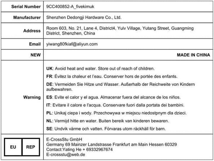Square Stainless Steels Female Thread Outlet Universals Generator Replacement Nozzle for Room
