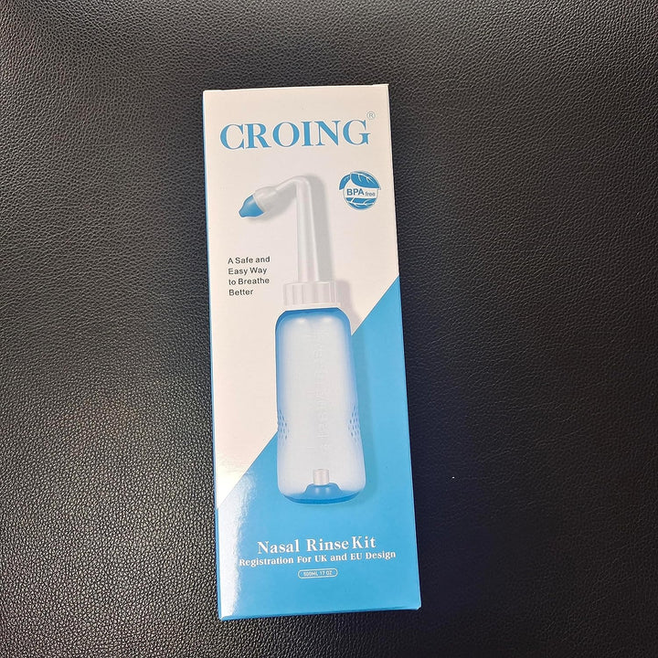 𝗦𝗶𝗻𝘂𝘀 𝗥𝗶𝗻𝘀𝗲 (500Ml) Nasal Wash Bottle Only for Nasal Irrigation - Sinus Rinse, Neti Pot