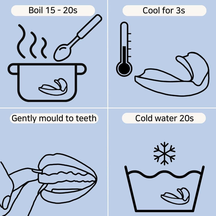 Easy Mouldable Mouth Guard for Teeth Grinding, 6 X Mixed, Protect Tooth Enamel, Grinding Teeth Night Guard for Sleeping, Bruxism Clenching Gum Shield for Sleep, Dental Guards for Women Men