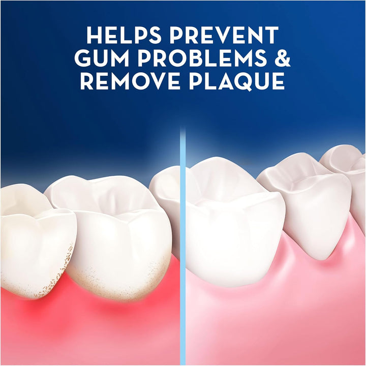 Pro-Expert Advanced Waxed Dental Floss - Deep Clean - Removes Plaque - Cool Mint Flavour Dental Tape - 50M