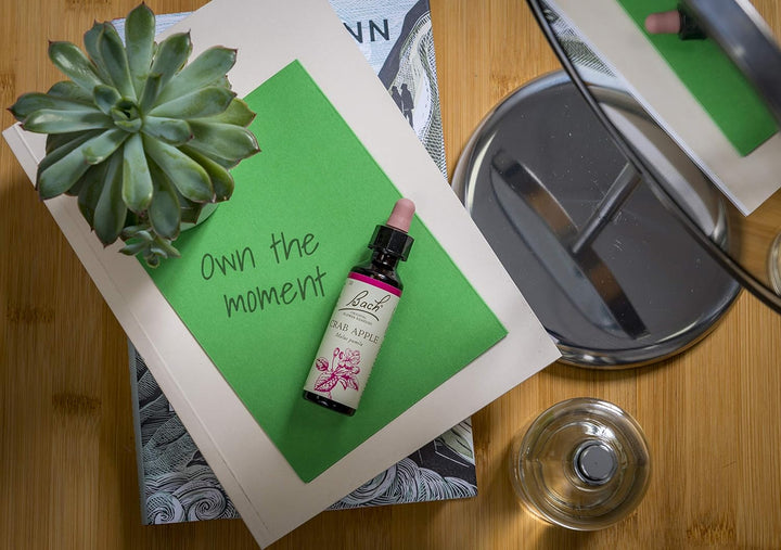 Bach Original Flower Remedies (Crab Apple) Find Joy & Hope, Accept Imperfection, Emotional Wellness, Natural Flower Essence, 20Ml