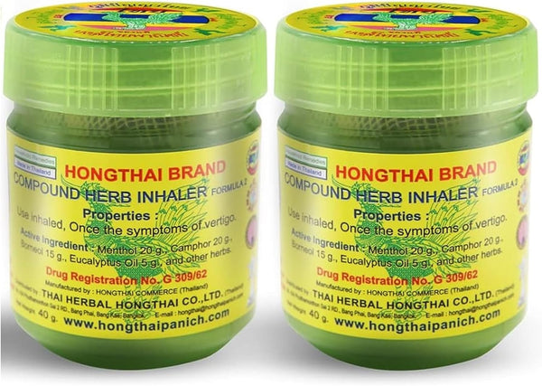 Compound Thai Herb Inhalant (Pack of 2)