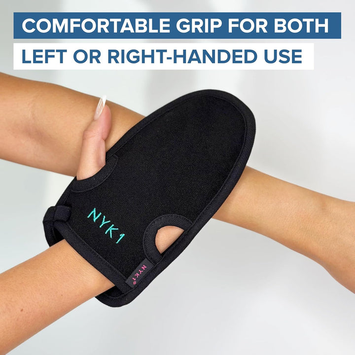 DEEP Exfoliation Body Exfoliator Mitt for Dead Skin Removal (1 Glove)  Exfolimitt Exfoliating Glove for Smooth, Healthy & Glowing Skin - Washable, Quick-Drying & Gentle on Skin