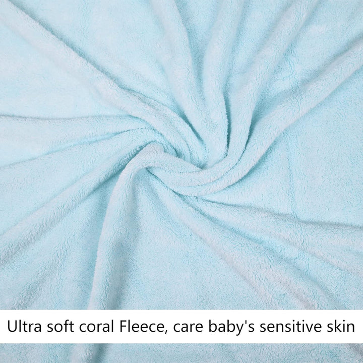 Baby Towels with Hood - Ultra Soft Hooded Baby Bath Towel, Unique Animal Design for Boy & Girl, Blue Dog