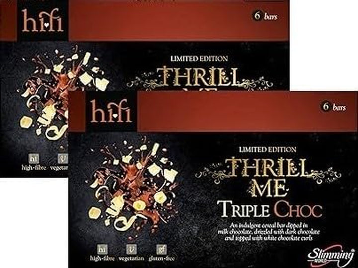 Triple Chocolate Bars, 20G Each, 2 Packs of 6 Bars