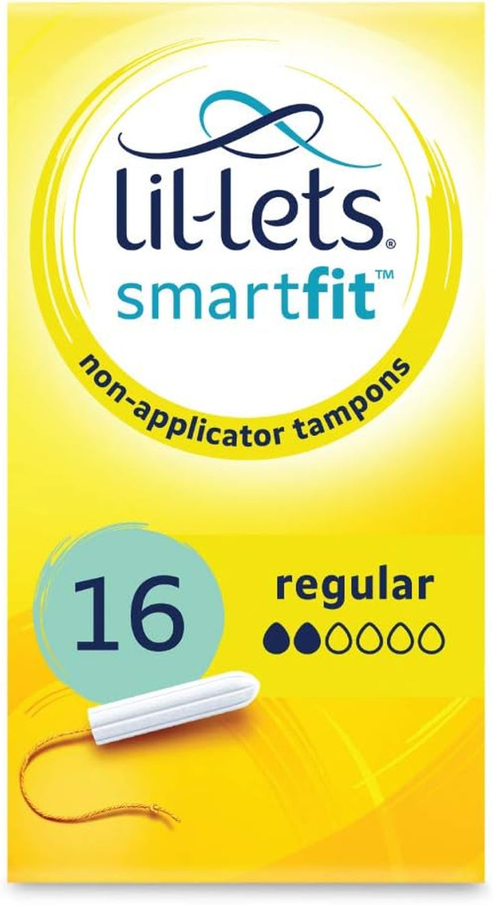 Non-Applicator Ultra Tampons, 10 Count (Pack of 1), for Extremely Heavy Flow, 6 Droplets, Plant-Based, Smartfit™ Non-App Tampon