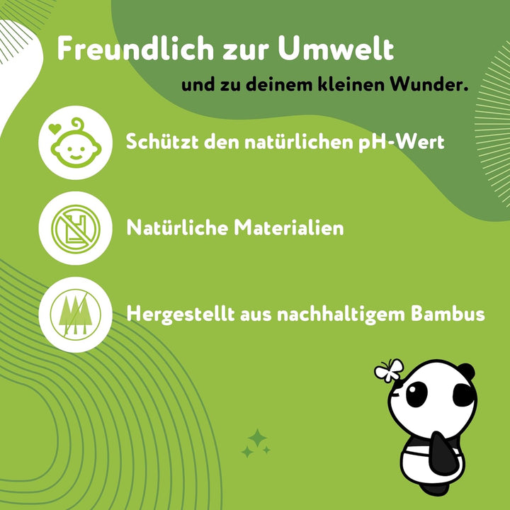 Bamboo Biodegradable Baby Wipes | 99% Purified Water, Suitable for Sensitive Skin | Dermatologically Tested