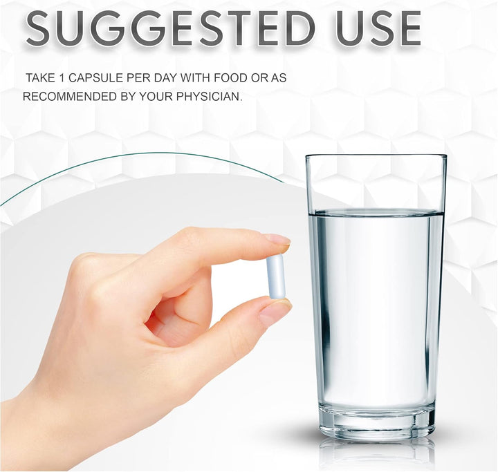 Vinco S-Acetyl L-Glutathione Supplement, 60 L-Glutathione Capsules, Antioxidant Supplement, Support Immune System & Neuron Health- 100Mg per Serving, Protects Liver Function - Non-Gmo & Gluten Free