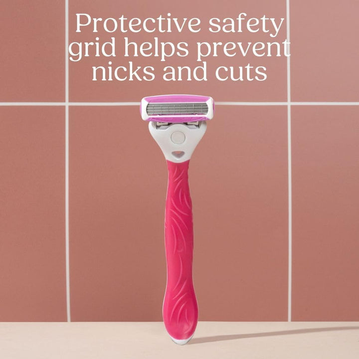 Intuition Quattro Smooth Shave Women’S Razor Blades, Hair Removal, Touch of Aloe Vera, Shavers for Routine Grooming, 6 Refill Pack