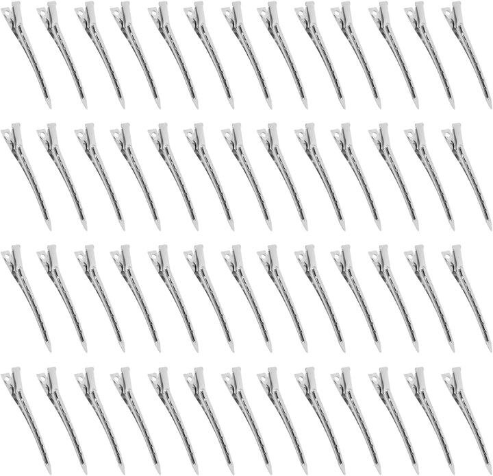 36 X Hair Clips for Styling, 3.5" Duck Bill Clips, Pin Curl Metal Sectioning Rollers, Long Roller Styling Alligator Hairdressing