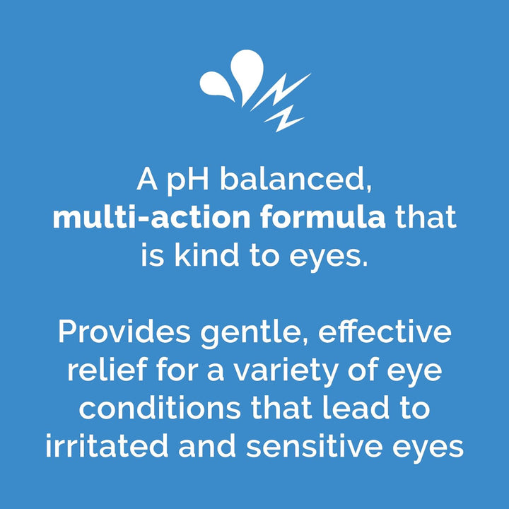 Multi Action, Eye Wash, 300 Ml, for Gentle and Effective Relief, Itchy, Irritated, Tired, Uncomfortable Eyes, Easy to Use,