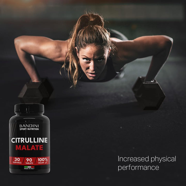 ® CITRULLINE Malate 90 Tablets 3000 Mg per Daily Dose - Extra-High Dosage (1 Month Coverage) - 100% Vegan L-Citrulline from Fermentation - Citrullin for Athletes and Bodybuilders