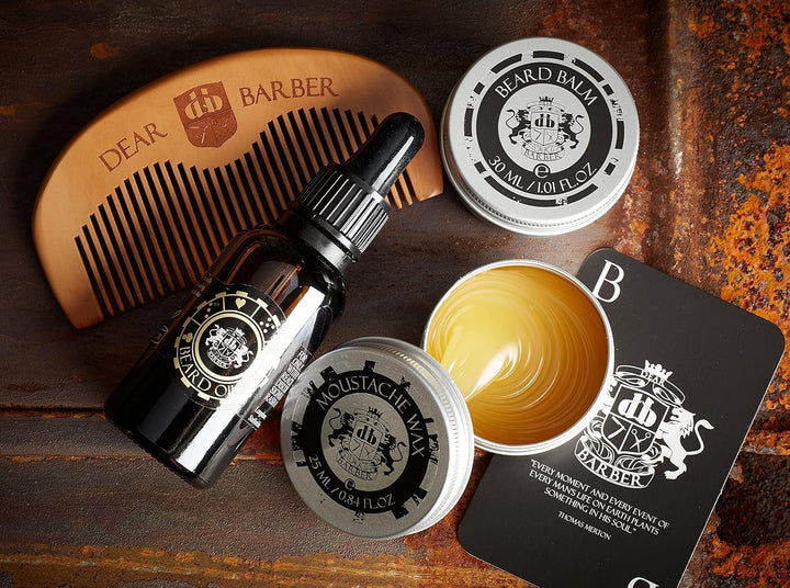MOUSTACHE WAX, 25Ml – Strong Hold, Flexible Easy Styling, Protects Skin and Conditions with Jojoba & Oat Oil, Long-Lasting Tame & Shape