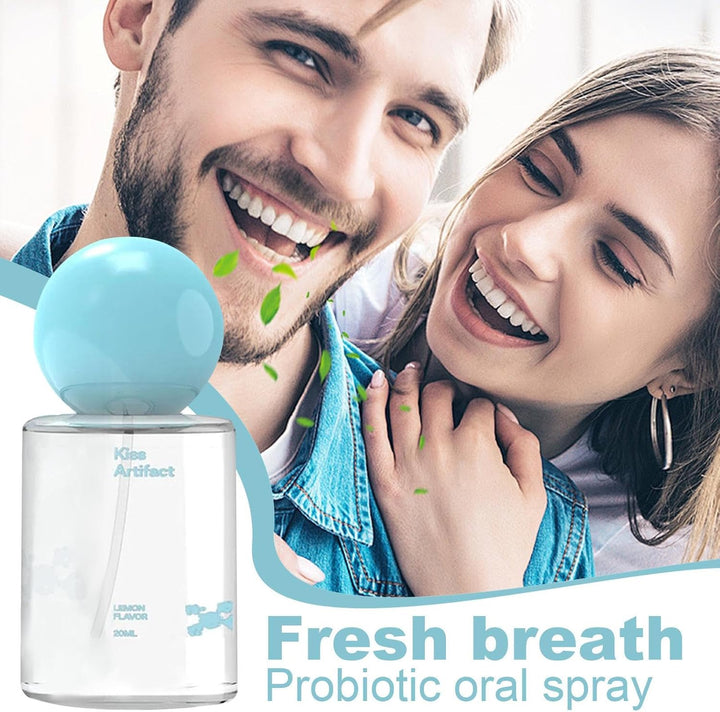 Bad Breath Spray, 20Ml Long-Lasting Probiotic Mouthwash, Breath Care Spray, Gum Rinse Hygiene Formula, Portable Teeth Cleaner, for Office Meeting Travel Date after Meals Use