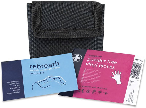 Rebreath and Gloves Kit in Black Belt Pouch