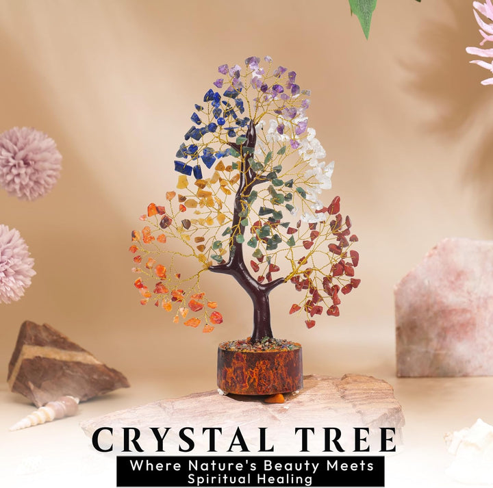 7 Chakra Tree of Life, Crystal Tree, Crystals and Gemstones, Healing Crystals, Birthday Gifts for Women, Decorative Home Accessories, Living Room Decor, Spiritual Gifts for Women