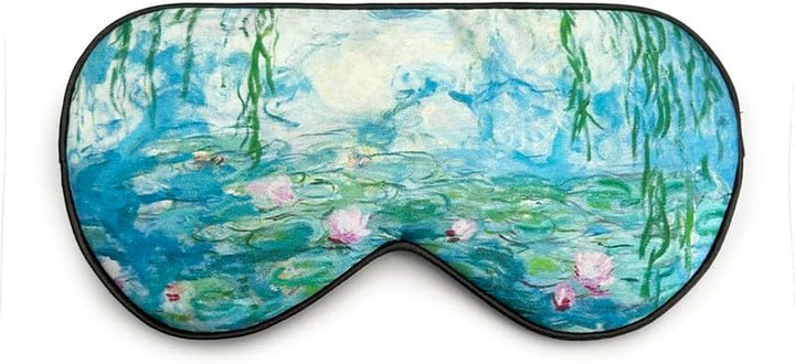 100% Silk Sleep Mask with Adjustable Strap,Comfortable and Super Soft Eye Mask Ultimate Sleeping Aid,Blindford Golden Moon