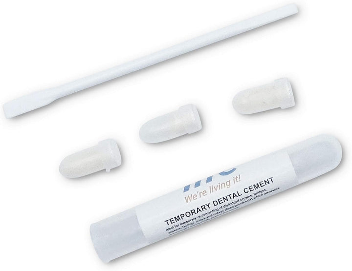 Healthcare Temporary Dental Repair Kit – Emergency Fix for Dislodged Crowns, Loose Bridges & Fillings, Easy Temporary Tooth Repair Solution - 1 Pack