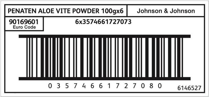 Natural Baby Powder with Aloe & Vitamin E (1 X 100 G) - Protects Sensitive Skin, Absorbs Moisture & Keeps Skin Dry - 99% Ingredients of Natural Origin