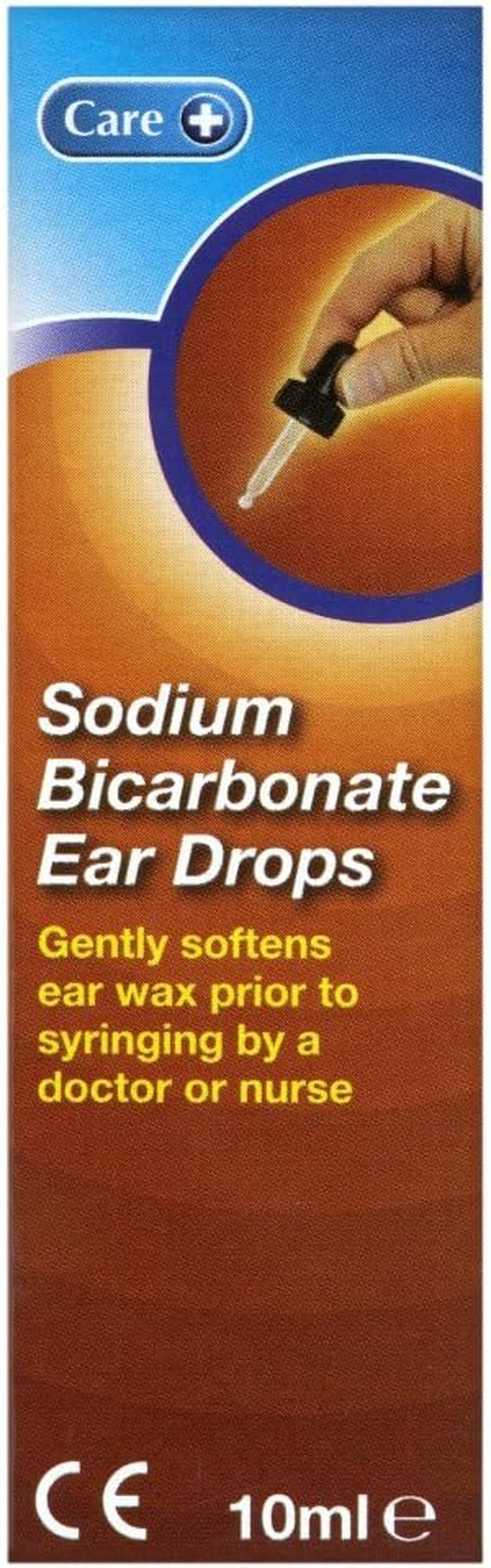 Sodium Bicarbonate Ear Drops, Simple, Effective and Gentle, Softens Ear Wax, Suitable from Children 1+ Years Old, Dropper Included, 10Ml Drops
