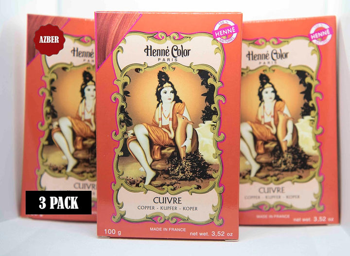Henna Powder 100G (Pack of 3) (Auburn)