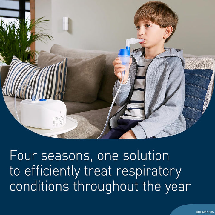 C102 Total 2-In-1 Nebuliser with Nasal Shower - Comprehensive Respiratory Treatment Device for Both Adults and Children, Effective for Managing Respiratory Conditions