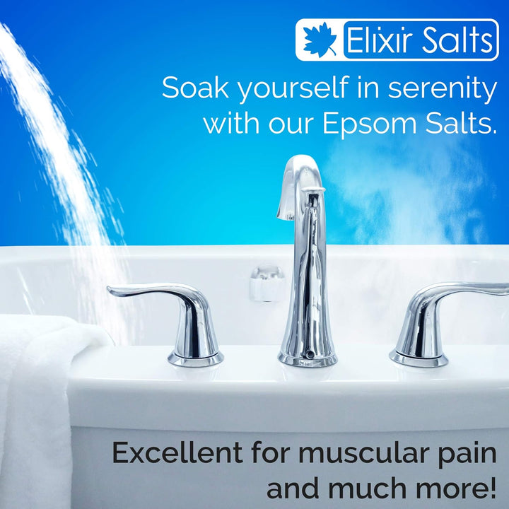 Organic FCC Food Epsom Bath Salts | 10KG Bucket/Tub | Magnesium Sulphate