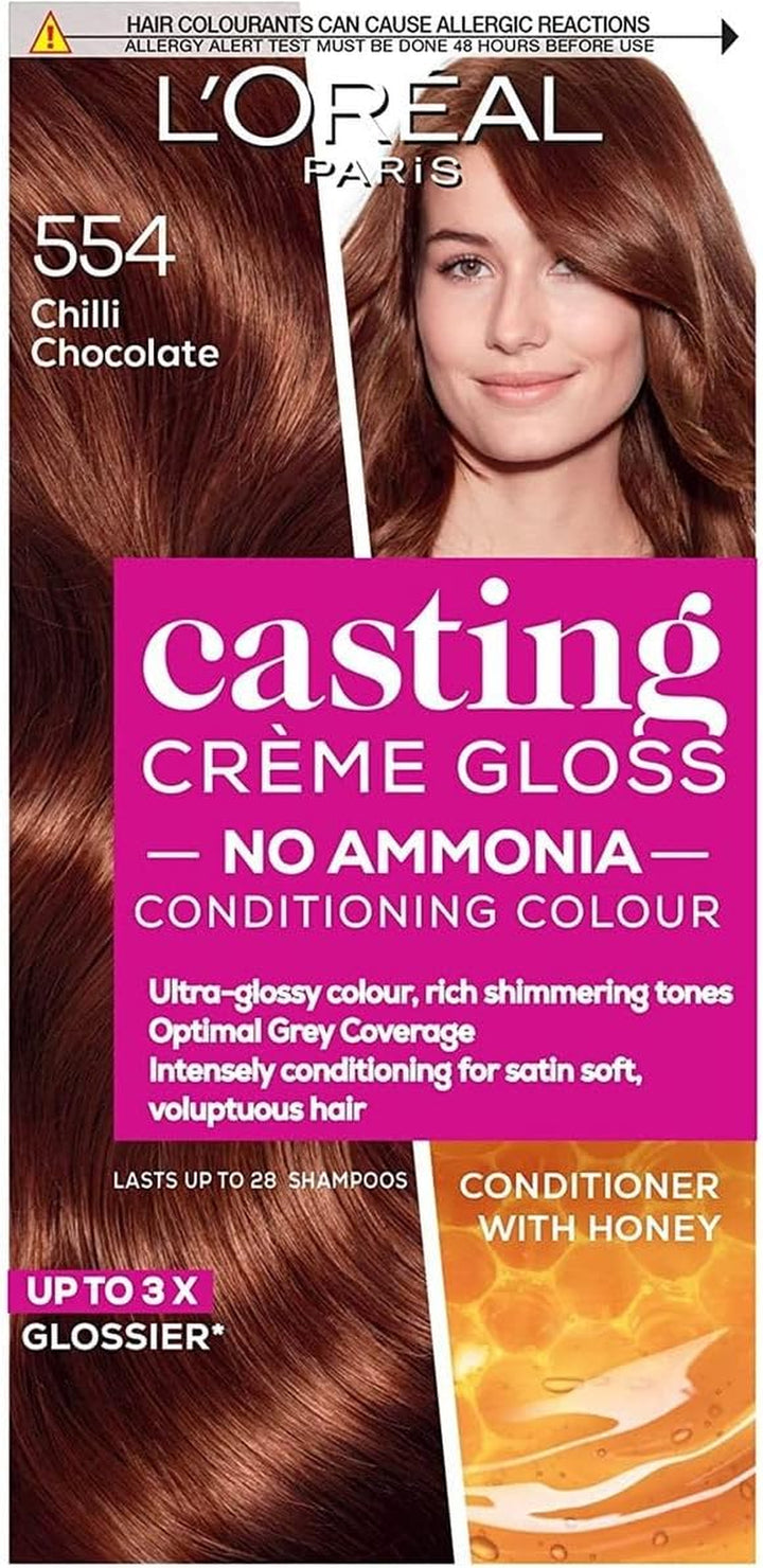 Casting Crème Gloss 600 Dark Blonde: This No-Ammonia, Semi-Permanent Hair Colour Lasts 32 Washes. Enjoy up to 3X Glossier, 4X Silkier, Visibly Healthier Hair with a Luminous Dark Blonde.