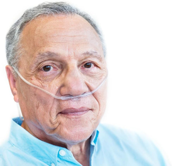 Soft Nasal Cannula INC 1.2M TUBING (3Pk) for Use with Oxygen Concentrator O2 – Ideal for Long-Term Oxygen Therapy Patients, Featuring Soft Material around the Face and Ears