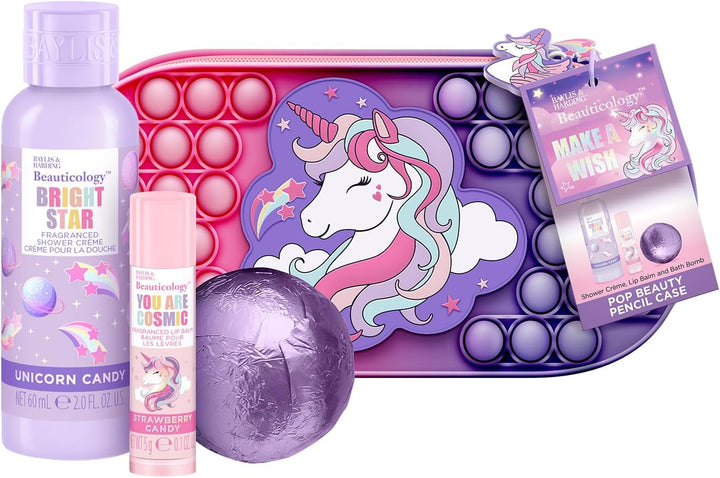 Beauticology Cosmic Unicorn Beauty Bag Gift Set - Vegan Friendly