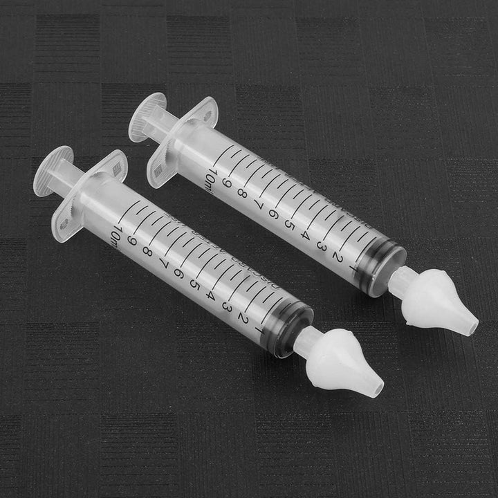 Professional Baby Nasal Irrigator Portable Infant Nose Cleaner Rinsing Device Fast All Natural Relief-Nasal Irrigation/Nasal Spray/Nasal Hygiene (2 Pièces)