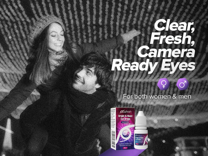 Bright & Moist Eye Drops | for Dazzling White Eyes | Whitens Red Eyes | Added Moisturising Formulation | Easy to Carry On-The-Go | Gentle on Eyes | Suitable for All Eye Colors | 10Ml