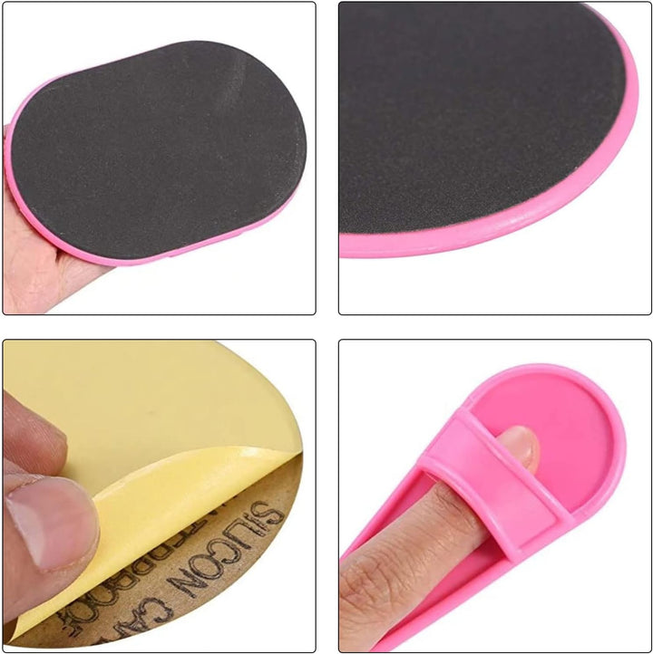 60 Pieces Exfoliating Hair Removal Replacement Pads Set, Painless Hair Removal Sponge Pads for Smooth Skin on Legs Arms Face Lip, Hair Removal Tool, New Portable Body Depilation (60 Pieces)