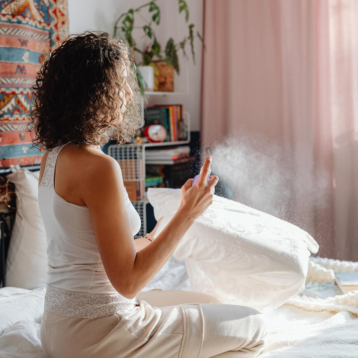 Sleep Spray with Lavender – Relaxing Pillow & Linen Mist for Deep Sleep – Calming Room Spray with Essential Oils – Natural Aromatherapy for Adults – 80Ml