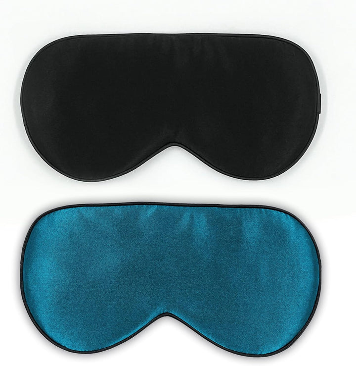 100% Silk Sleep Mask with Adjustable Strap,Comfortable and Super Soft Eye Mask Ultimate Sleeping Aid,Blindford Golden Moon
