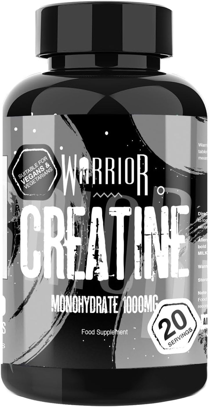 Creatine Monohydrate Tablets – 3000Mg per Serving – Supplement for Performance – Supports Muscle Growth – Unflavoured – Suitable for Men & Women – Vegan & Vegetarian Friendly (180 Capsules)