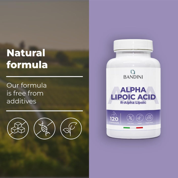 ® Alpha Lipoic Acid 650Mg | 120 High Strength ALA Vegan Capsules | 4 Month Supply | Alpha-Lipoic Acid Powerful Antioxidant | Maximum Absorption Aminoacid Supplement | No Synthetic Binders