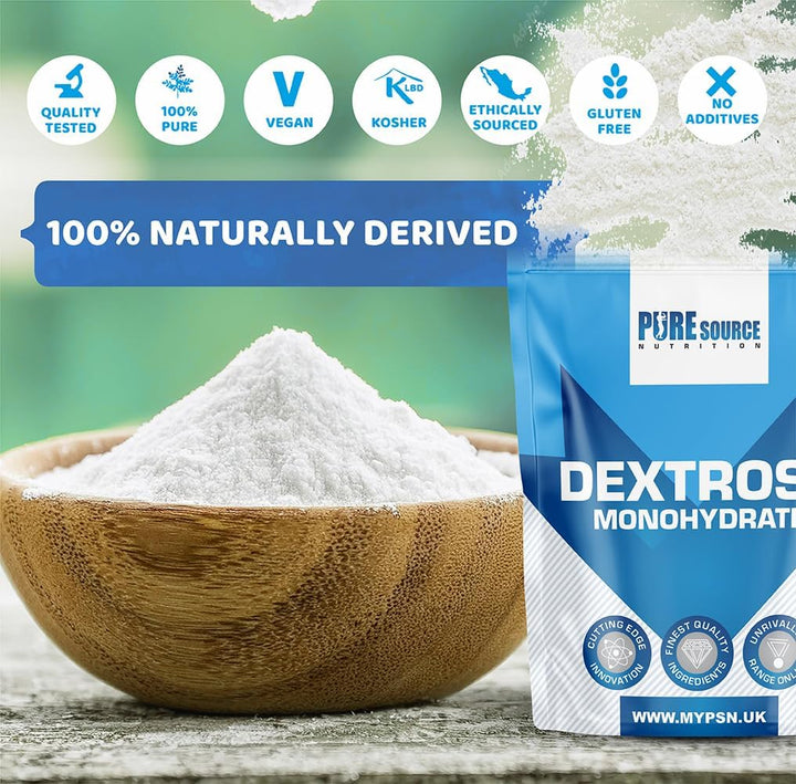 100% Pure Dextrose Powder Energy Drink Supplement Carbohydrate Powder Glucose Brewing Sugar, Wine Beer Making by  (5Kg)
