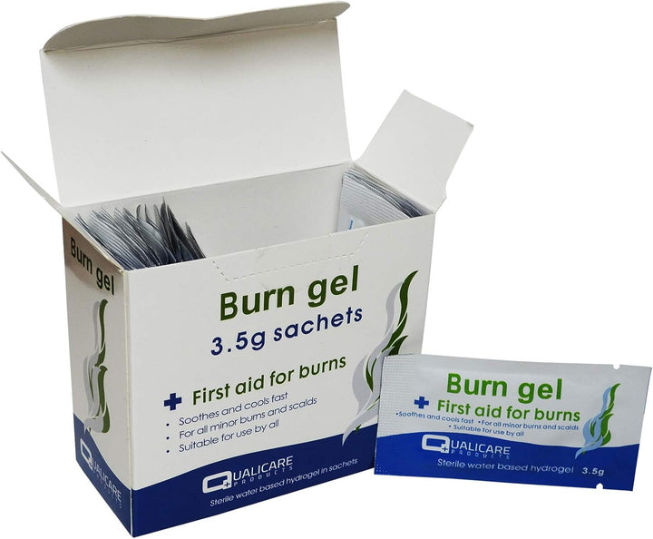 3.5G Burns Scalds Emergency First Aid Treatment Gel Sachets 25 Pack