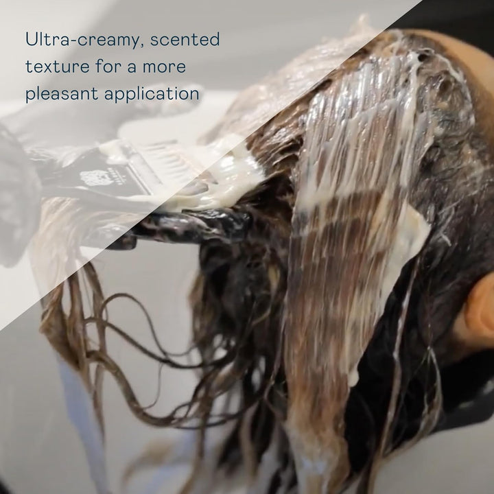 VALQUER Stabilized Hydrogen Peroxide Cream 20 Volume 6%, Oxidizer for Permanent Hair Coloring and Bleaching. Vegan Formulation with Natural Ingredients. Professional Use. 1L.