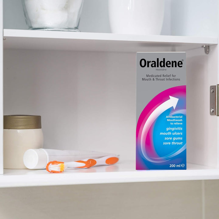 Mouthwash | Use at First Sign of Sore Throat | Medicated Mouthwash - Sore Throat Treatment for Adults | 200Ml