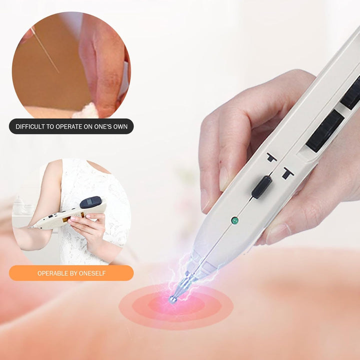 Electronic Acupuncture Pen 10 Level Adjustable Dry Needling Stimulator Energy Meridian Massage Pen