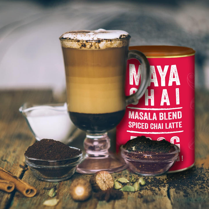 , Spiced Chai Latte Powder 500G (Pack of 1) - Just Add Water or Milk (25 Servings)