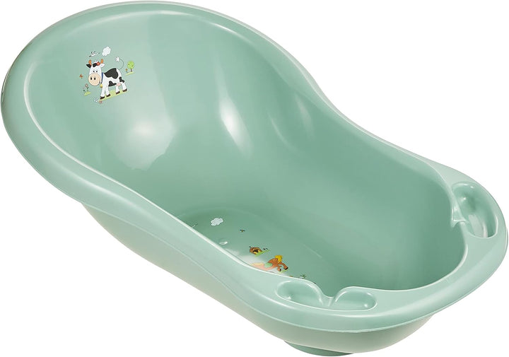 Hippo Ergonomic Baby Bath, from 0 to Approx. 12 Months, 84 Cm, Wiktoria, White