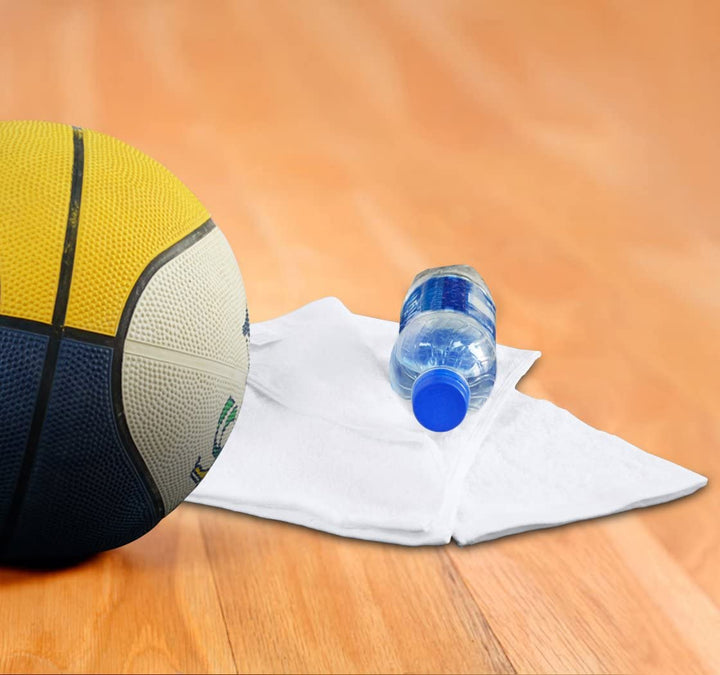 - Cotton Washcloths Set - 30 X 30 Cm, White - 100% Ring Spun Cotton, Premium Quality Flannel Face Cloths, Highly Absorbent and Soft Feel Fingertip Towels (24-Pack, White)