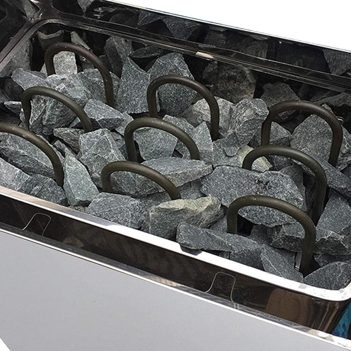 6KW Electric Sauna Heater, Sauna Stove Oven Dry Steam Sauna, with Integrated Internal Control, Personal Commercial for 6M³ Room